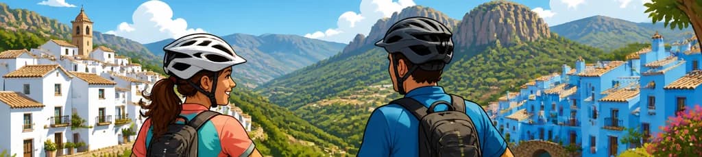 Recorrido Ciclista Autoguiado por el Valle del Genal: Pueblos Blancos - Nivel Moderado (36km)