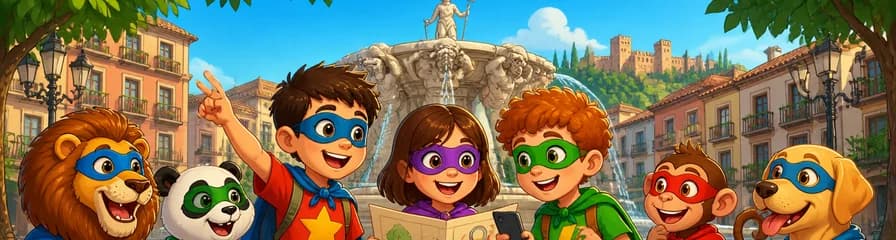 Aventura de superhéroes "Kid Quest" en Granada para niños de 4 a 8 años