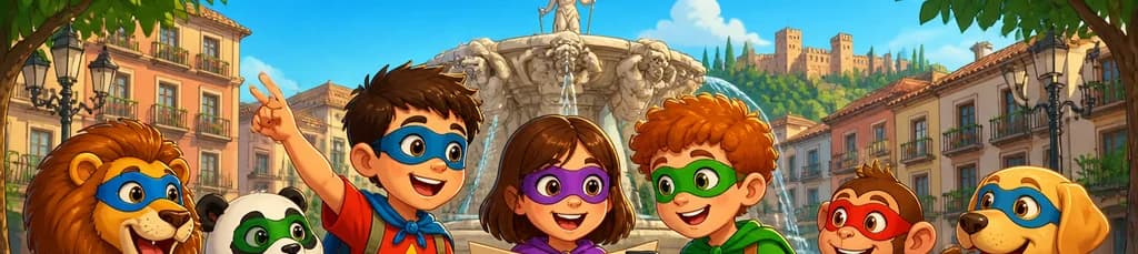 Aventura de superhéroes "Kid Quest" en Granada para niños de 4 a 8 años
