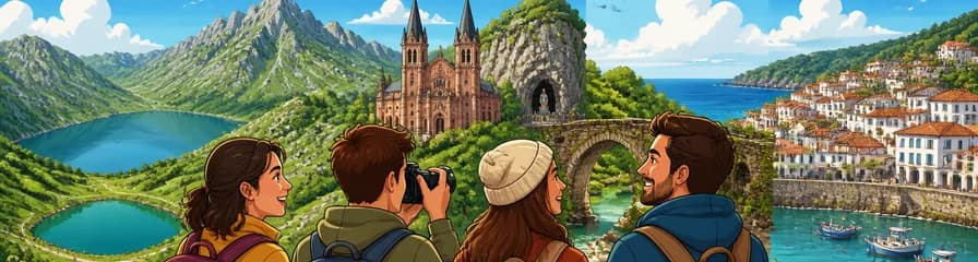Descubre los Lagos de Covadonga, Cangas de Onís y Lastres con salida desde Gijón