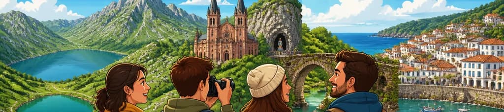 Descubre los Lagos de Covadonga, Cangas de Onís y Lastres con salida desde Gijón