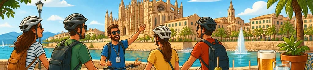 Recorrido ciclista por la capital mallorquina