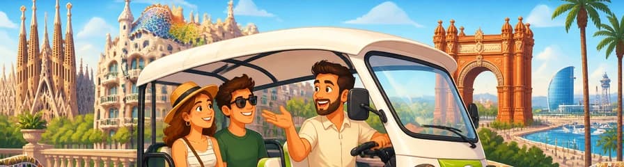 Recorrido privado en Tuk-Tuk por los imprescindibles de Barcelona