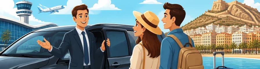Traslado privado de llegada: del Aeropuerto de Alicante (ALC) a la ciudad de Alicante