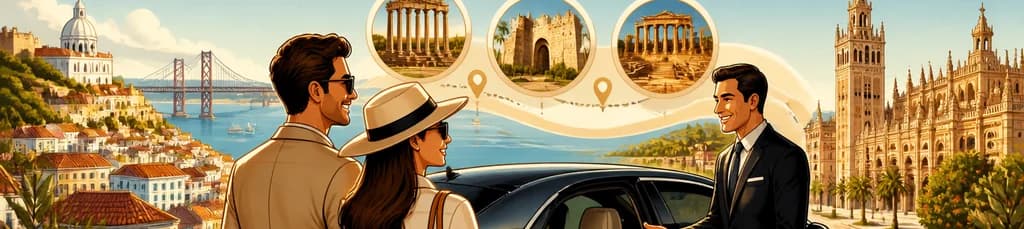 Exclusivo viaje privado de lujo entre Lisboa y Sevilla