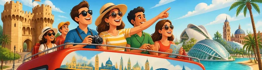Billete para el Bus Turístico de Valencia: 24 o 48 horas de recorrido