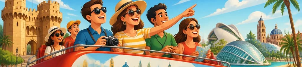 Billete para el Bus Turístico de Valencia: 24 o 48 horas de recorrido