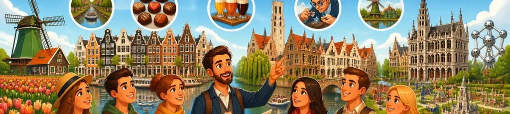 Descubre Ámsterdam, Bruselas y Brujas: Tour Guiado de 4 Días para Grupos Reducidos desde París