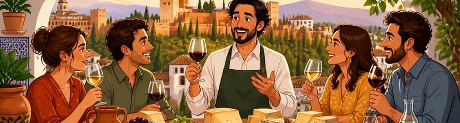Maridaje andaluz: Cata de vinos y quesos de Granada