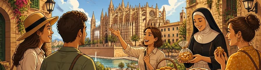 Experiencia privada en Palma de Mallorca: gastronomía local y visita a la Catedral
