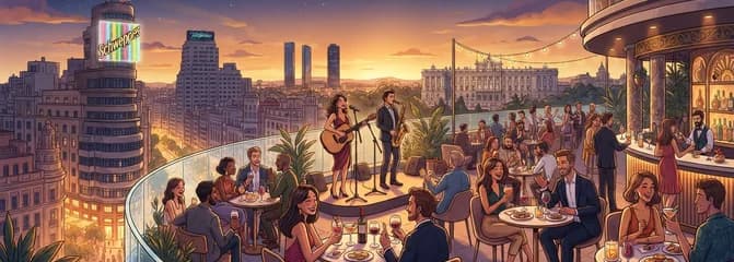 Velada musical al atardecer en Ella Sky Bar