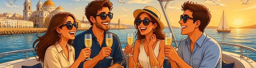 Disfruta de un Aperitivo en Barco por la Bahía de Cádiz