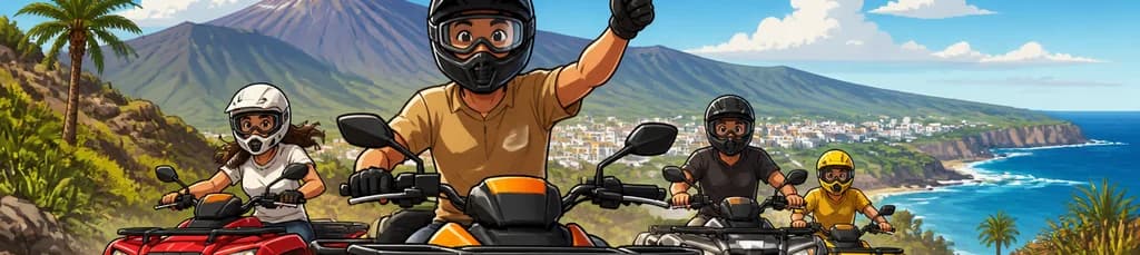 QOOAD: Alquiler Diario de Quads en Las Américas, Tenerife