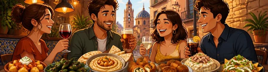 Disfruta de una tapa y una bebida en Portolito Carmen, Valencia