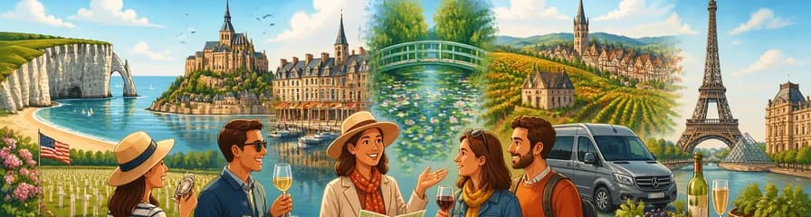 Viaje de 7 días por la cultura y el vino francés: Normandía, Borgoña y Champaña
