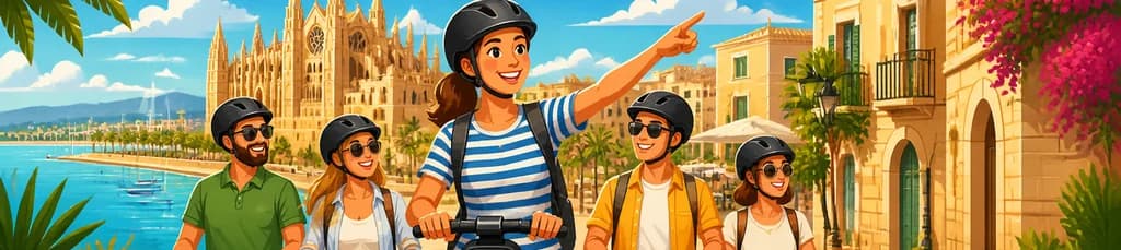 Descubre Palma en un Tour de 1 Hora en Segway