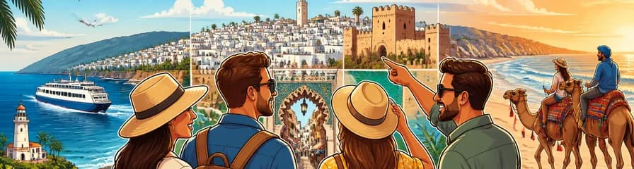 Excursión privada auténtica a Tánger con paseo en camello y almuerzo, con salida desde Estepona