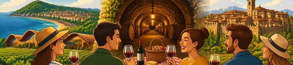 Disfrute de un día con pícnic y recorrido por las bodegas de Rioja y Laguardia, partiendo desde San Sebastián