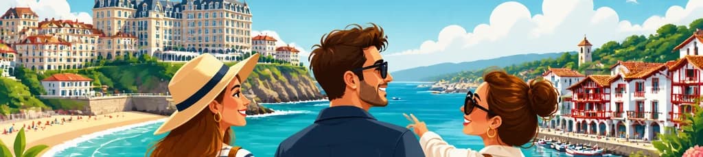 Recorrido privado de seis horas por Biarritz y San Juan de Luz, con salida desde un hotel en San Sebastián
