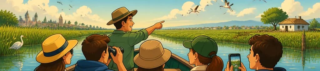 Viaje en barco por la naturaleza de Valencia en grupo reducido