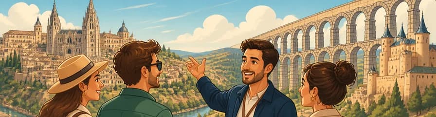 Excursión privada desde Madrid a las ciudades históricas de Toledo y Segovia