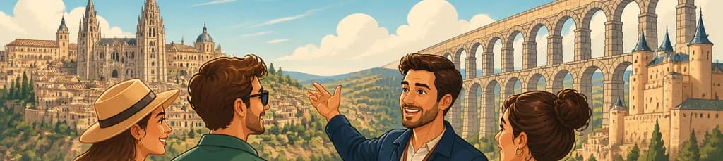 Excursión privada desde Madrid a las ciudades históricas de Toledo y Segovia