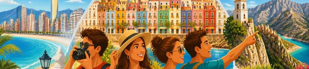 Viaje privado de un día: explorando Benidorm, Villajoyosa y Guadalest en la Costa Blanca