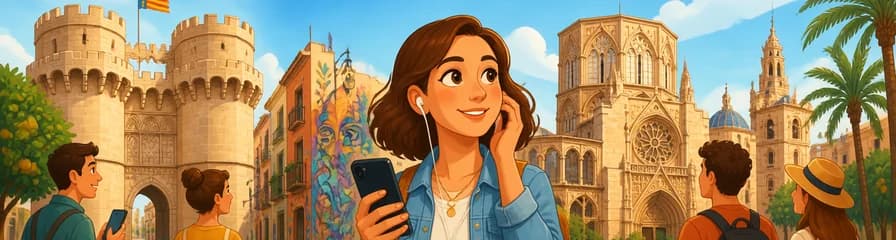 Exploración autoguiada de Valencia con audio