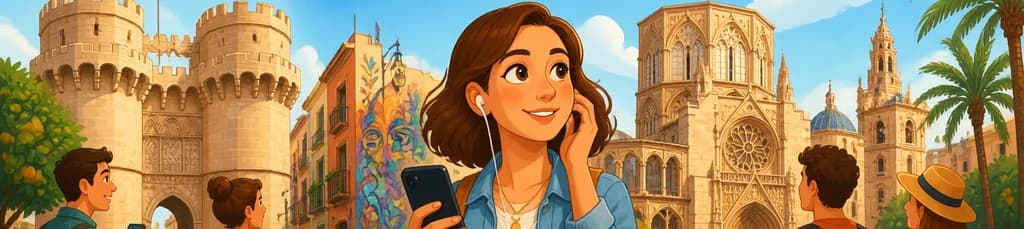 Exploración autoguiada de Valencia con audio