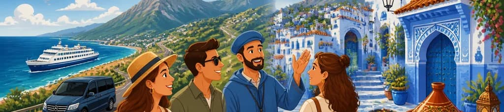 Viaje privado de un día con todo incluido a Chefchaouen desde la Costa del Sol