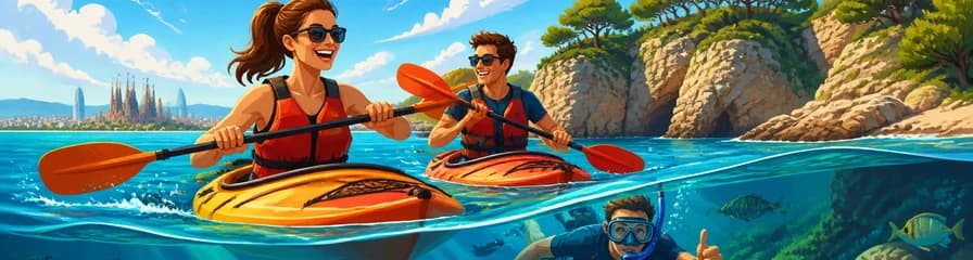 Aventura de un día: kayak y snorkel en la Costa Brava con salida privada desde Barcelona