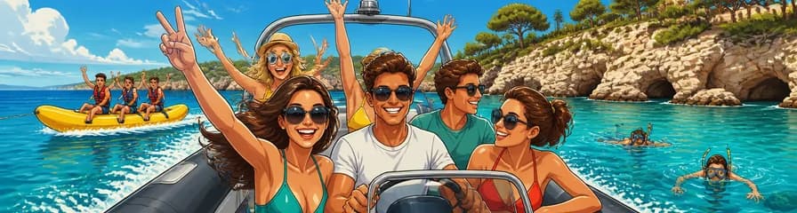 Disfruta de un Paseo Exclusivo de Dos Horas en Zodiac por las Calas de Salou