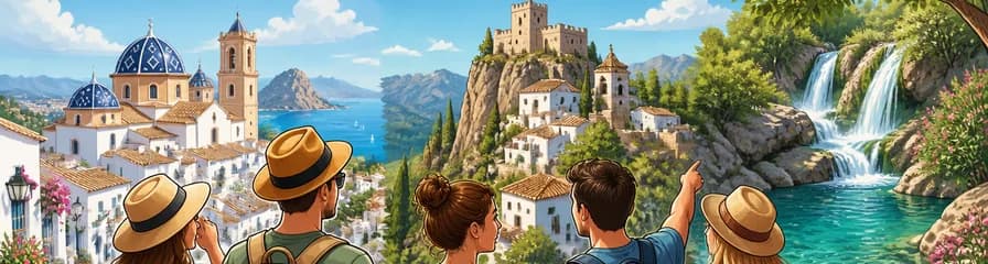 Recorrido de un día desde Calpe: Visita a Guadalest, Altea y las Cascadas del Algar