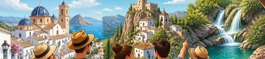 Recorrido de un día desde Calpe: Visita a Guadalest, Altea y las Cascadas del Algar