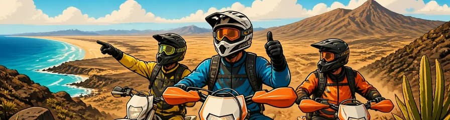 Aventuras de Enduro en Fuerteventura