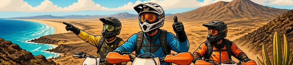 Aventuras de Enduro en Fuerteventura