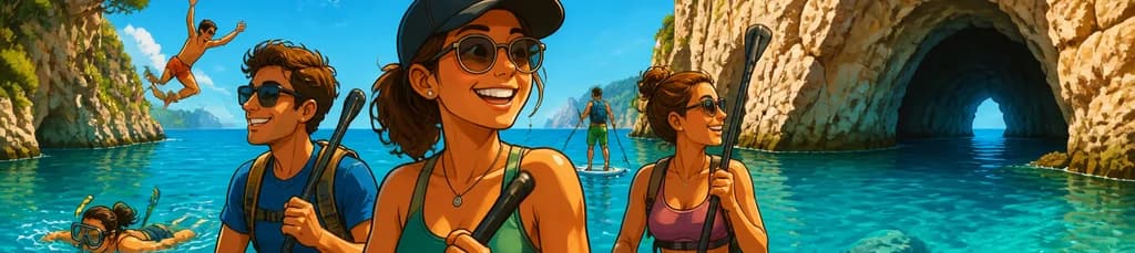 Un paraíso del paddle surf: recorrido mágico de snorkel y descubrimiento de cuevas en SUP