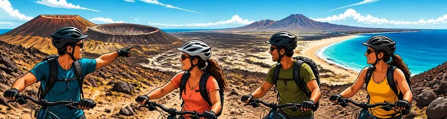 Recorrido Avanzado en Fat Bike Eléctrica: 5 Horas de Aventura desde Caleta de Fuste hasta Corralejo