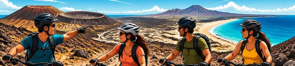 Recorrido Avanzado en Fat Bike Eléctrica: 5 Horas de Aventura desde Caleta de Fuste hasta Corralejo