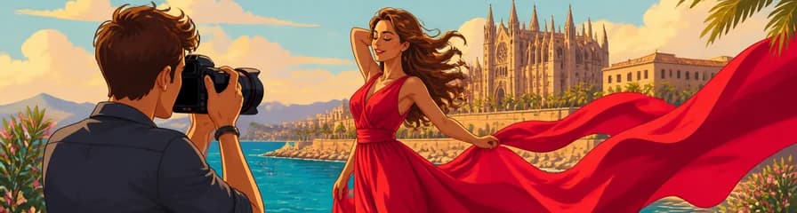 Captura tus momentos inolvidables en Mallorca con una sesión de fotos de Flying Dress