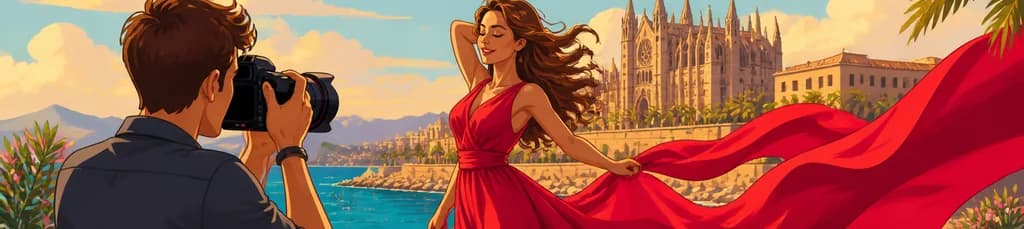 Captura tus momentos inolvidables en Mallorca con una sesión de fotos de Flying Dress