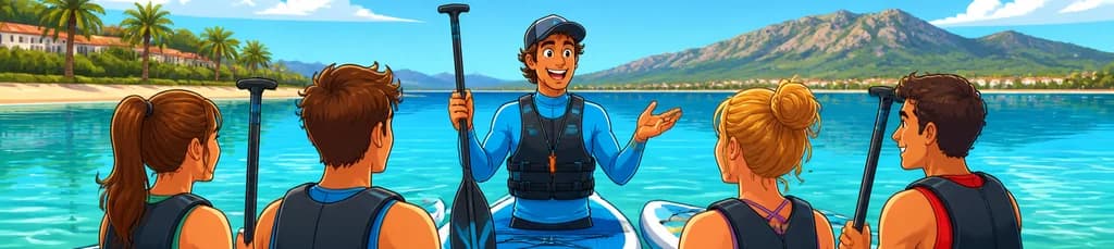 Clase de Stand Up Paddle en Alcudia