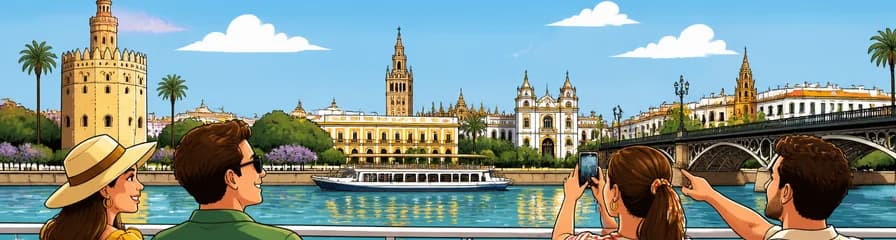 Disfruta de un crucero panorámico de una hora por el Guadalquivir con salida desde la Torre del Oro