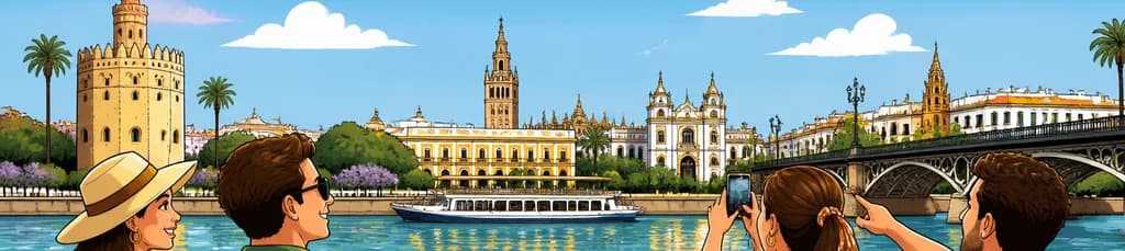 Disfruta de un crucero panorámico de una hora por el Guadalquivir con salida desde la Torre del Oro