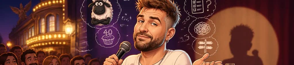 Juampi González presenta su cuarto show unipersonal de humor, Oveja Negra
