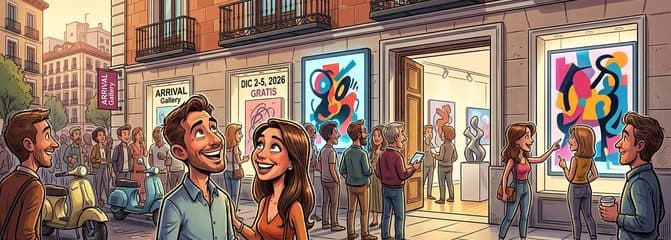Exposición de Arte de ARRIVAL Gallery en Madrid