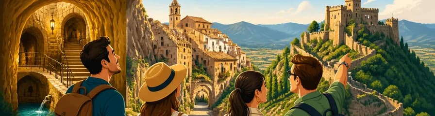 Excursión privada de lujo a las cuevas de Bocairent y los castillos de Xàtiva