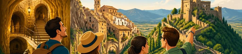 Excursión privada de lujo a las cuevas de Bocairent y los castillos de Xàtiva