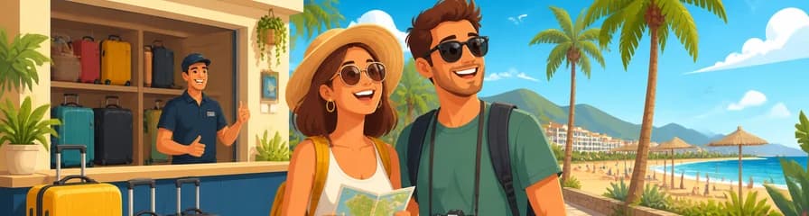 Servicio de consigna de equipaje en Tenerife, próximo a Playa del Inglés
