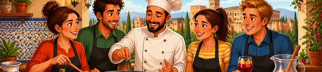 Taller de cocina española en Granada